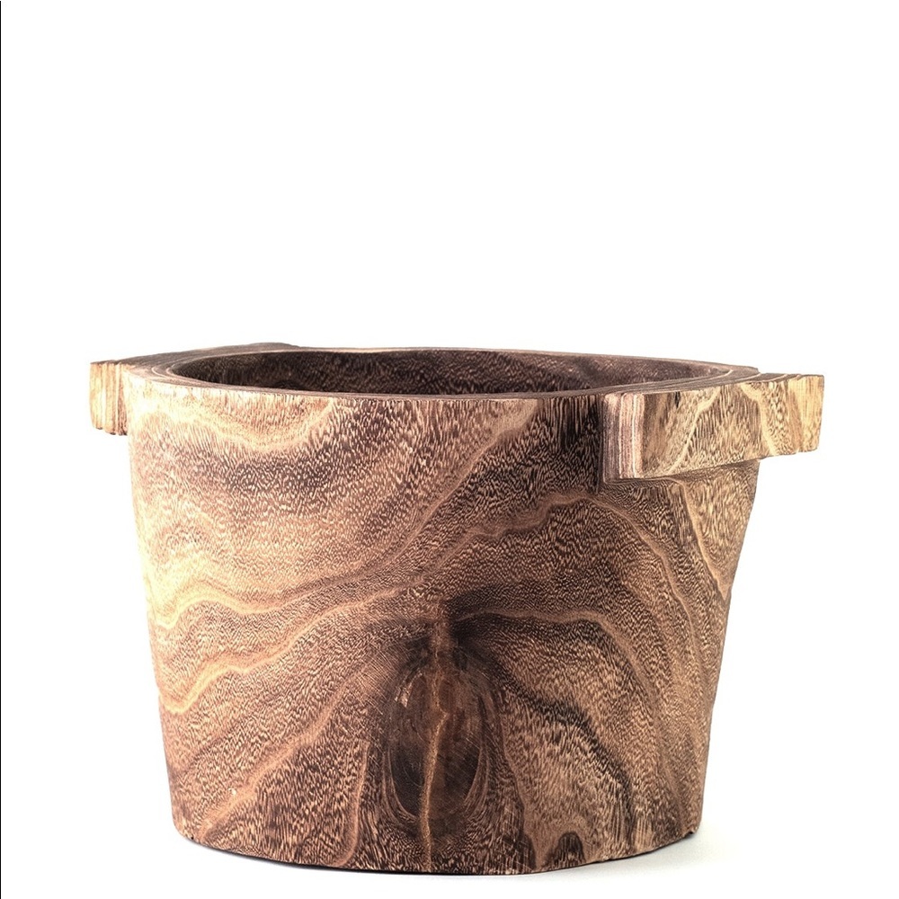 Anthropologie-Paulownia Wood Bin - Picture 6 of 10